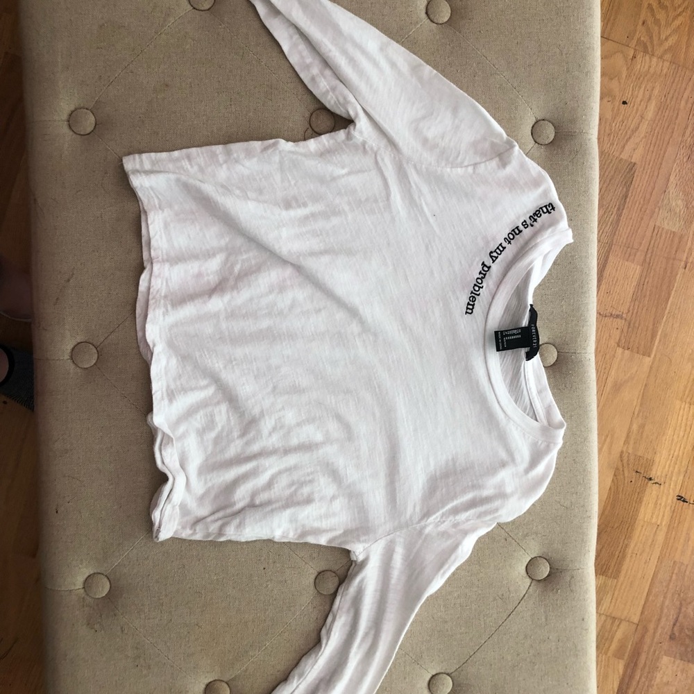 Forever 21 Long Sleeve Crop Top